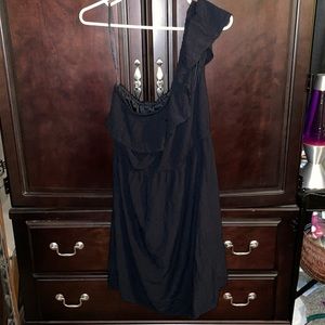 EEUC size L old navy off shoulder lil black dress
